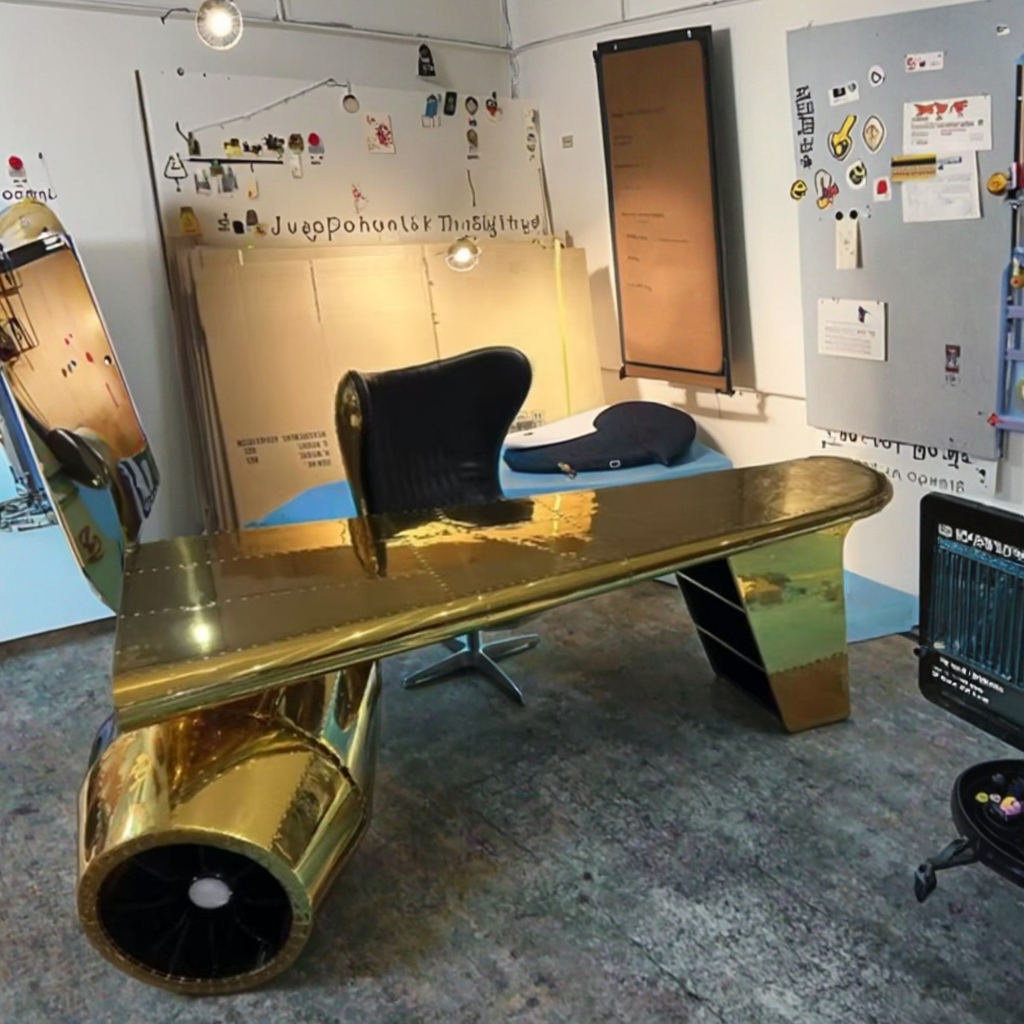 Office Furniture Loft - Durable aluminum furniture, suitable for retro