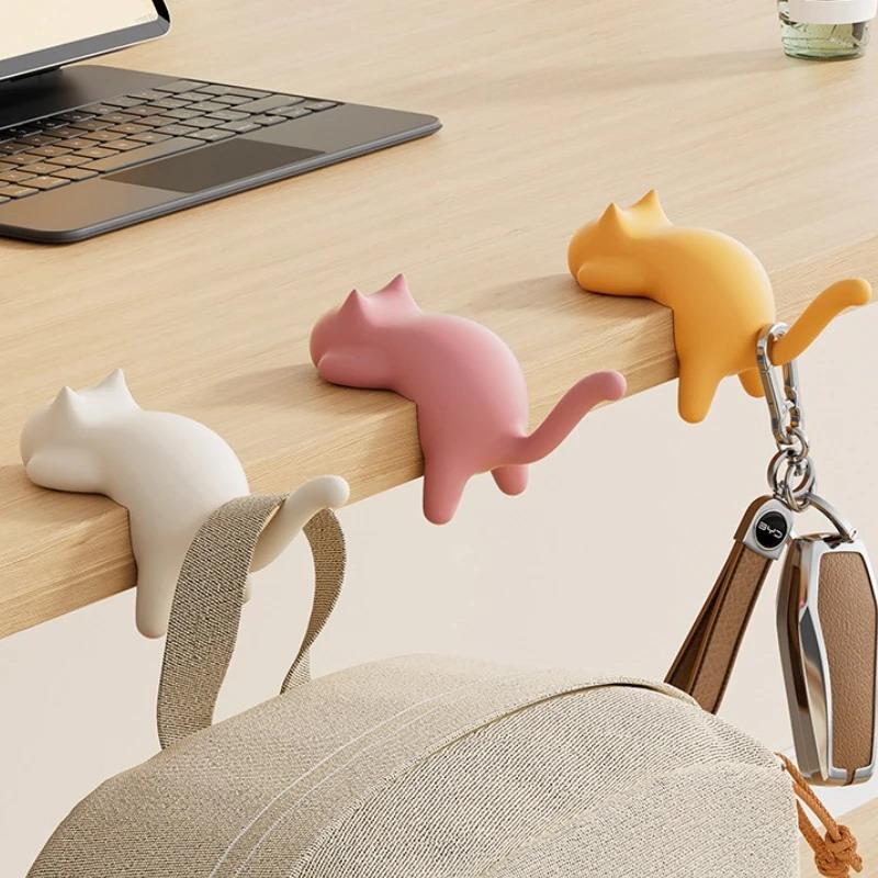 Office Furniture Installation - Lovely Cat Design Table Edge Hook