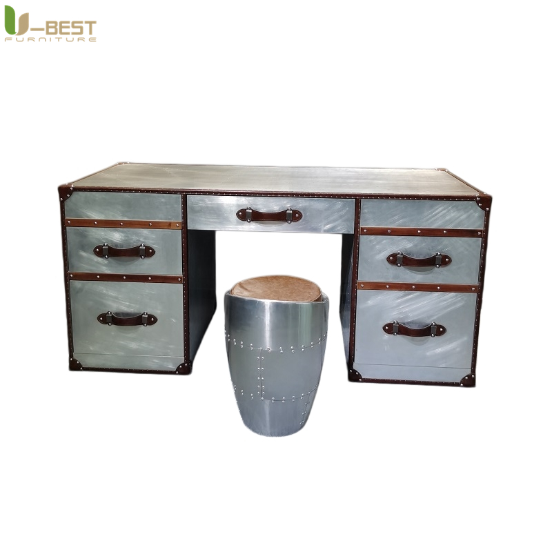 Office Furniture Loft - Loft Industrial Aviato Boss Table Living