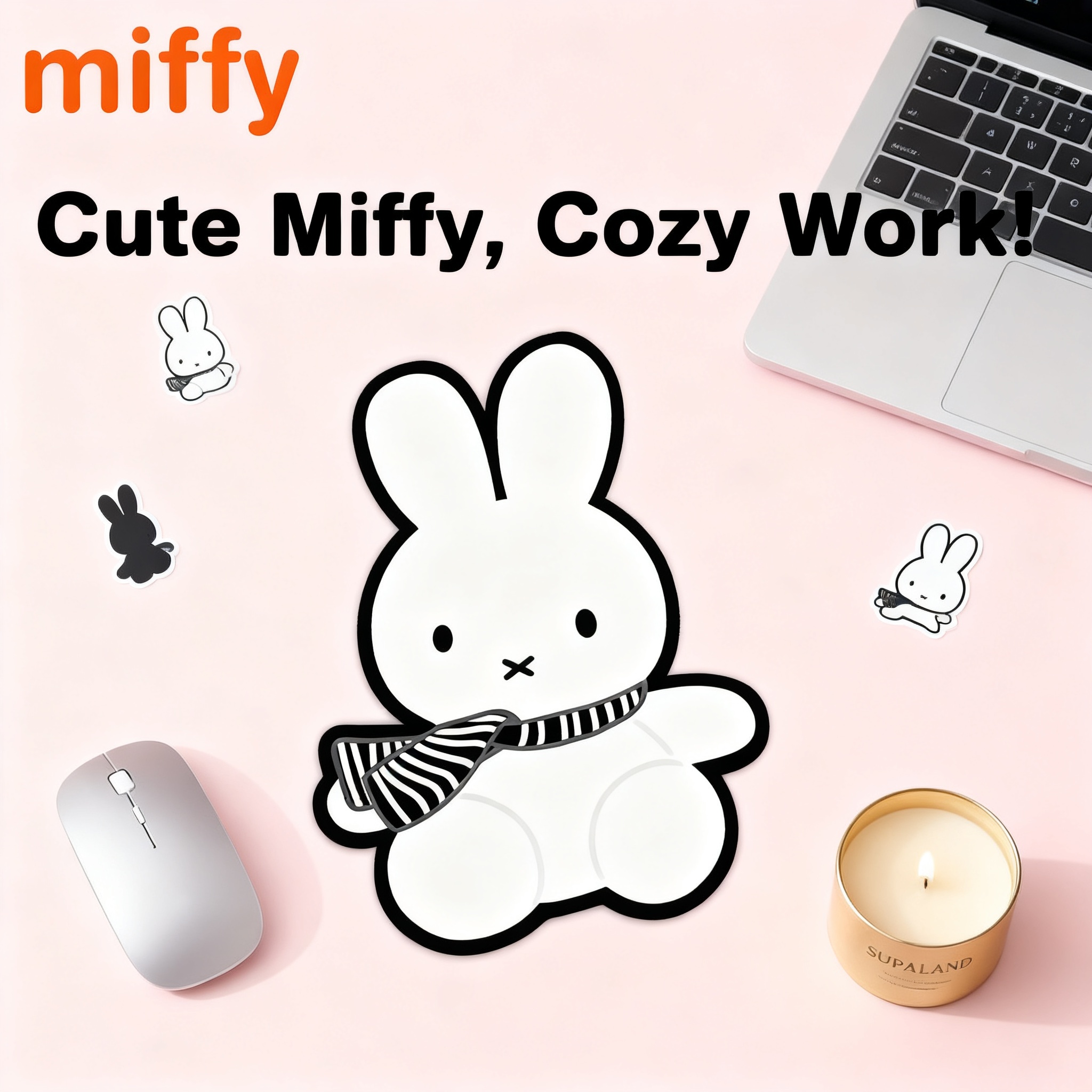 Office Furniture Installation - Miffy Kawaii Cartoon Rabbit Mouse Pad