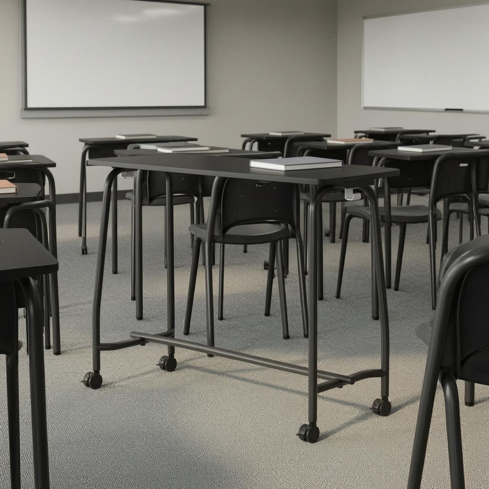 Mobile Training Desk Flat Tabl - Office Furniture Table recension och pris