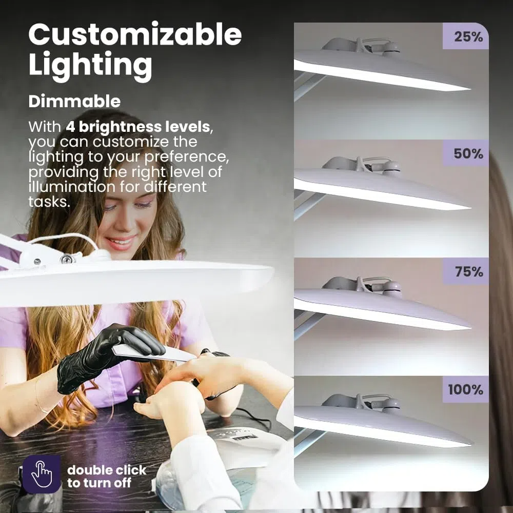 24W LED Desk Lamp with Clam 19 - Office Furniture Table recension och pris