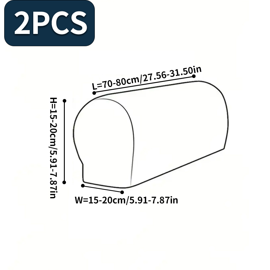 2pcs Armchair Cover Anti-slip  - Office Furniture Dimensions recension och pris