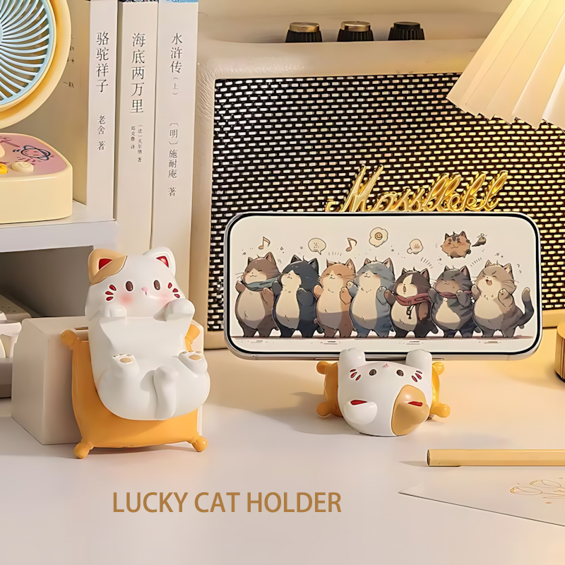 Cute Cartoon Cat Desktop Ornam - Office Furniture Table recension och pris