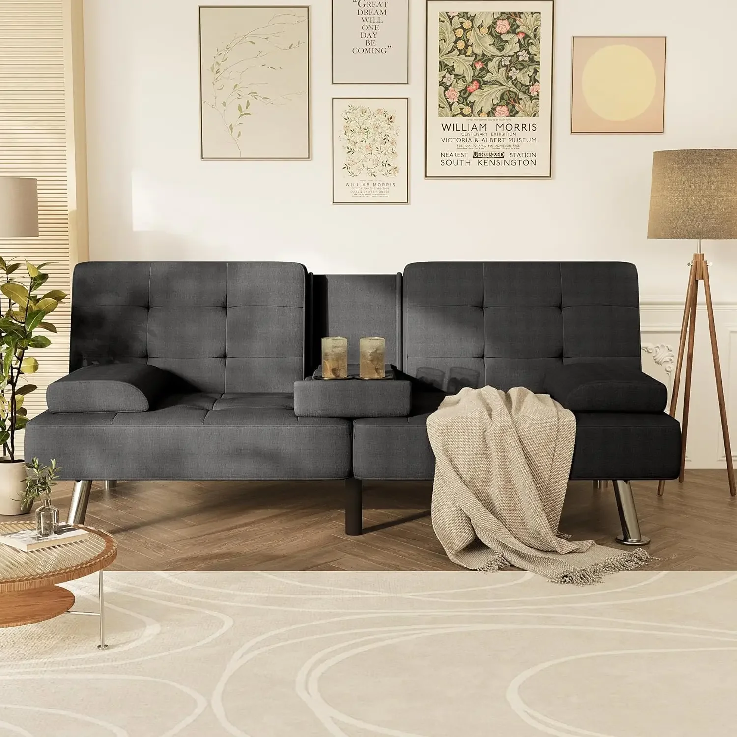Futon Sofa Bed, Futon Couch wi - Office Furniture Removal recension och pris
