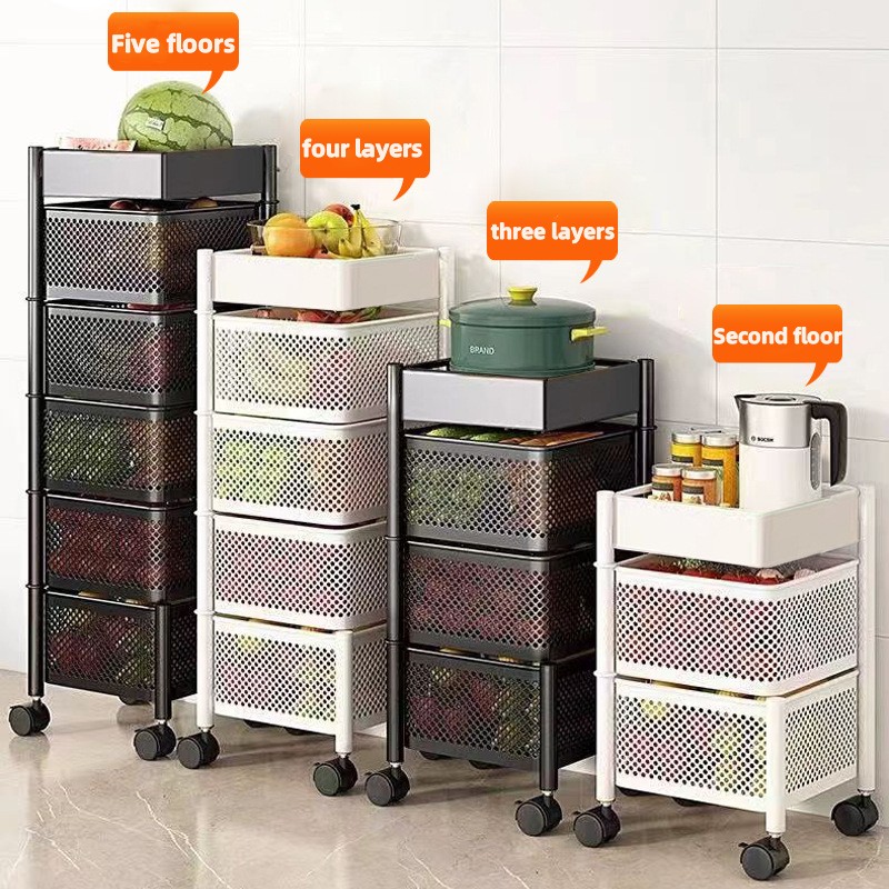 Metal Basket Kitchen Storage M - Cubicle Shelf Organizer recension och pris