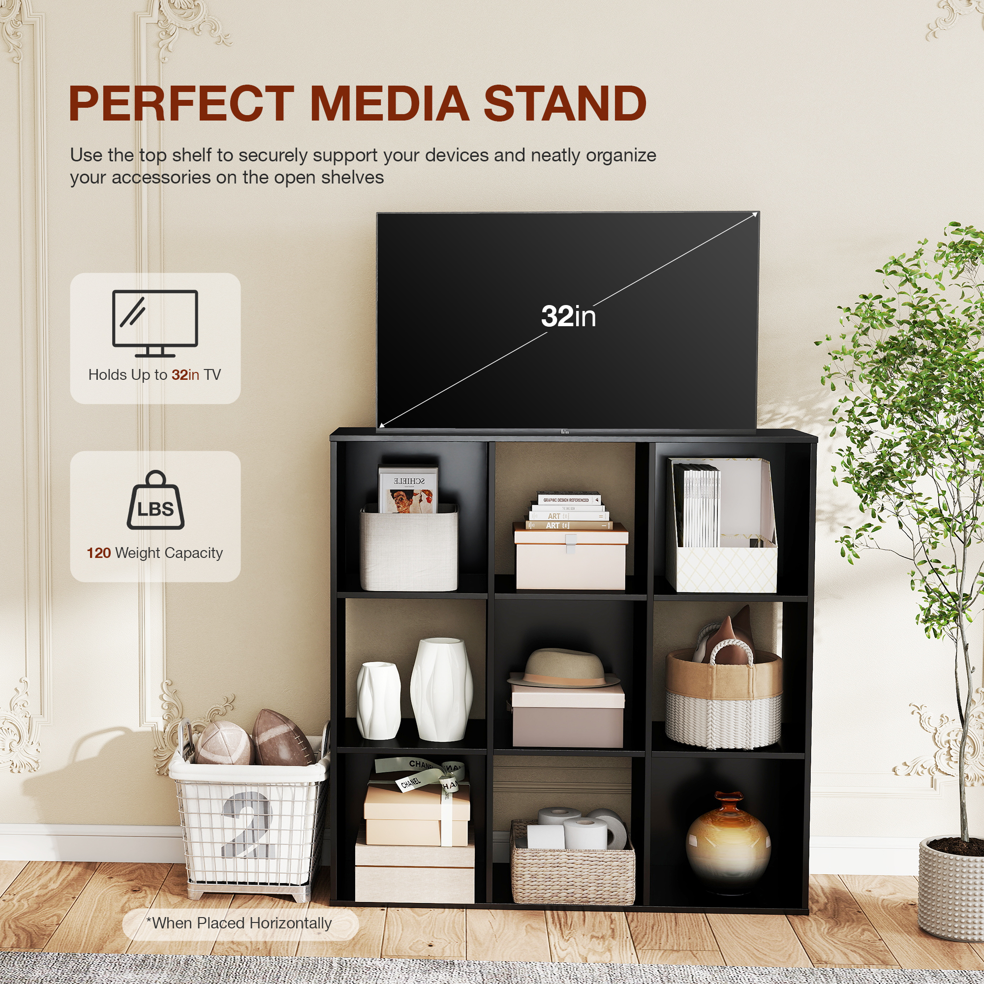 JHK 9 Cube Storage Organizer W - Office Furniture Dimensions recension och pris