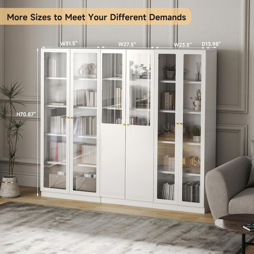70.87 Tall Metal Bookshelf, 5- - Office Storage Cabinet recension och pris