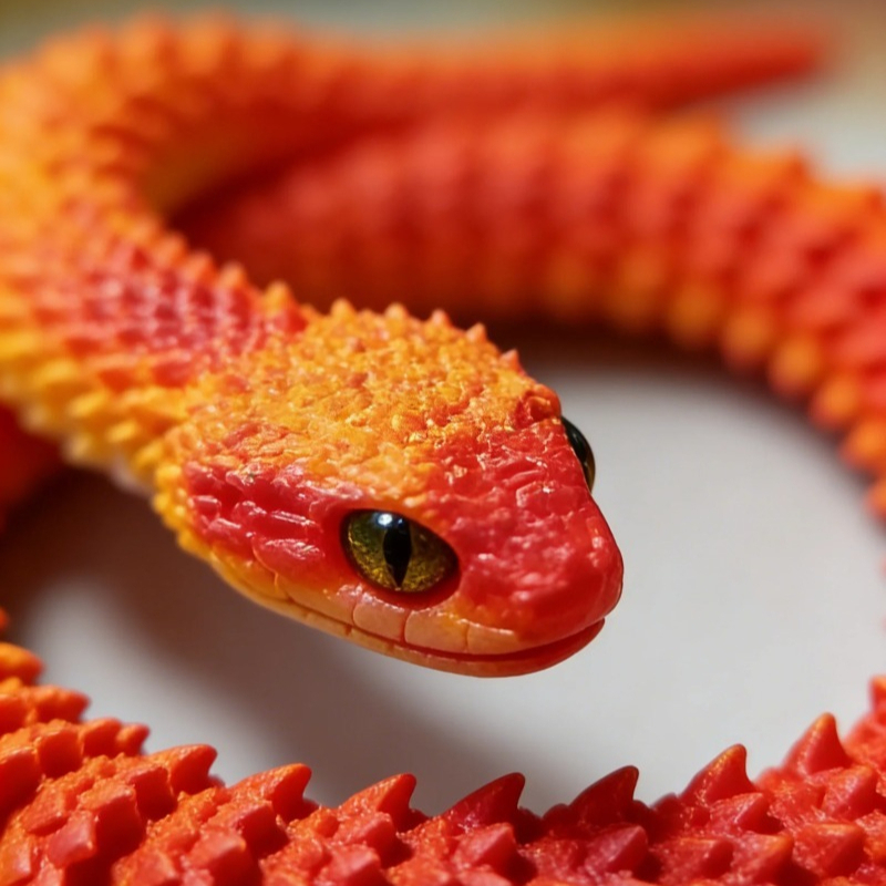 3D Printed Snake Decor 30cm Of - Cubicle Shelf Organizer recension och pris