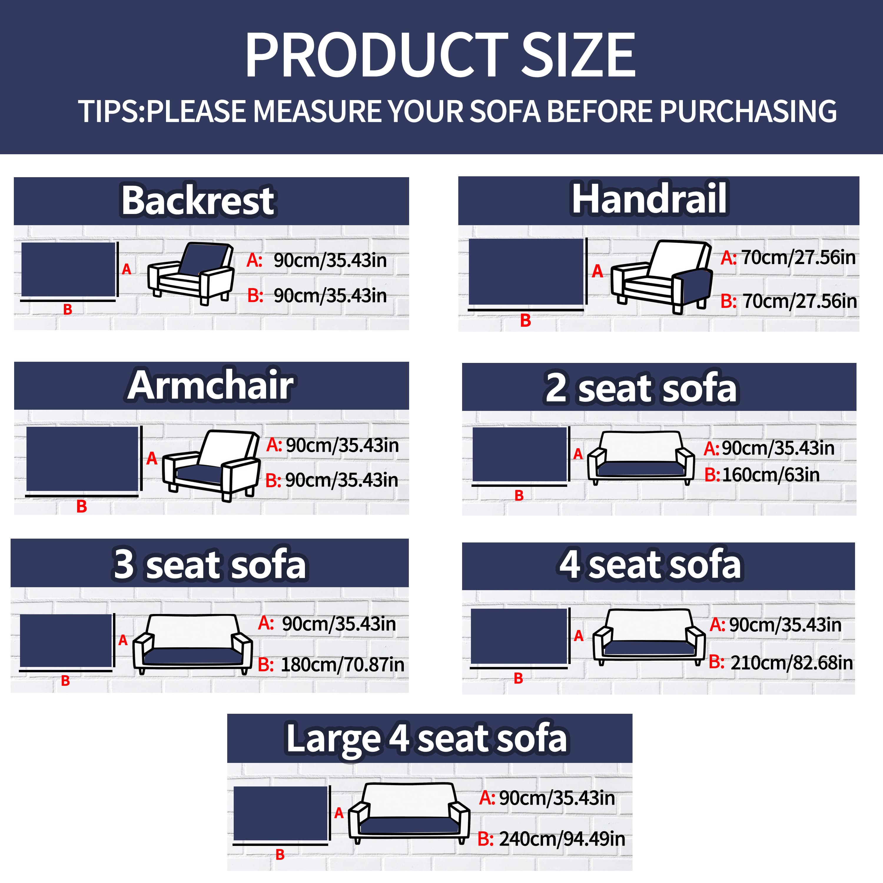 Pure color twill anti-slip sof - Office Furniture Dimensions recension och pris
