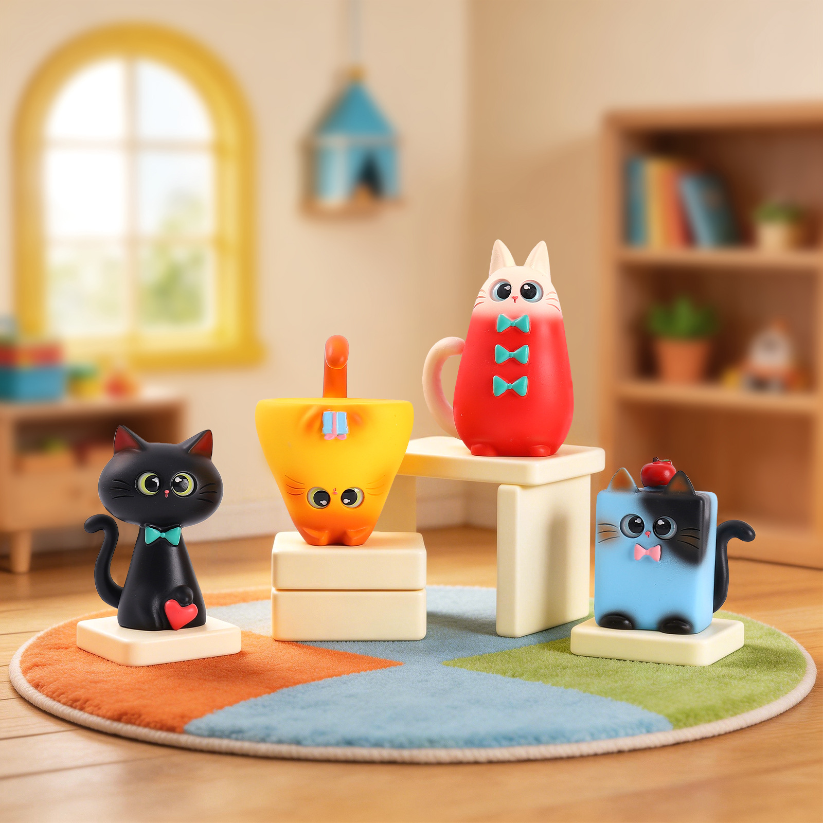 Blind Box Cat Figurine Resin C - Office Furniture Installation recension och pris