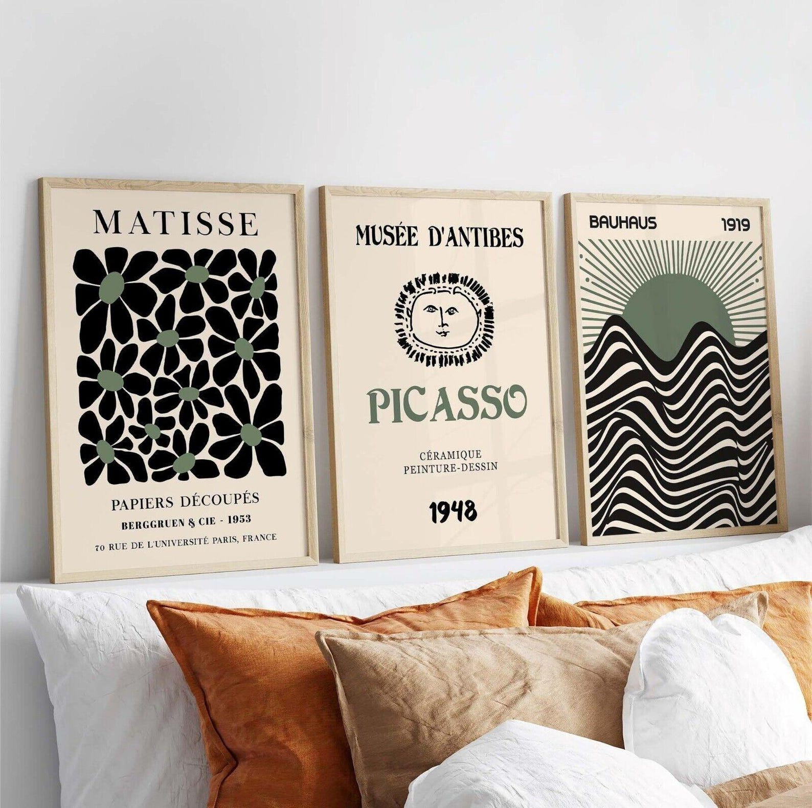 3pcs/set Retro Matisse Canvas  - Office Furniture Installation recension och pris