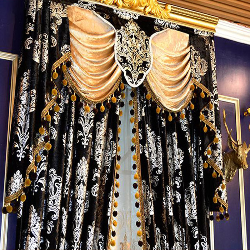 Luxury Black Curtain Canopy Si - Office Furniture Hong Kong recension och pris