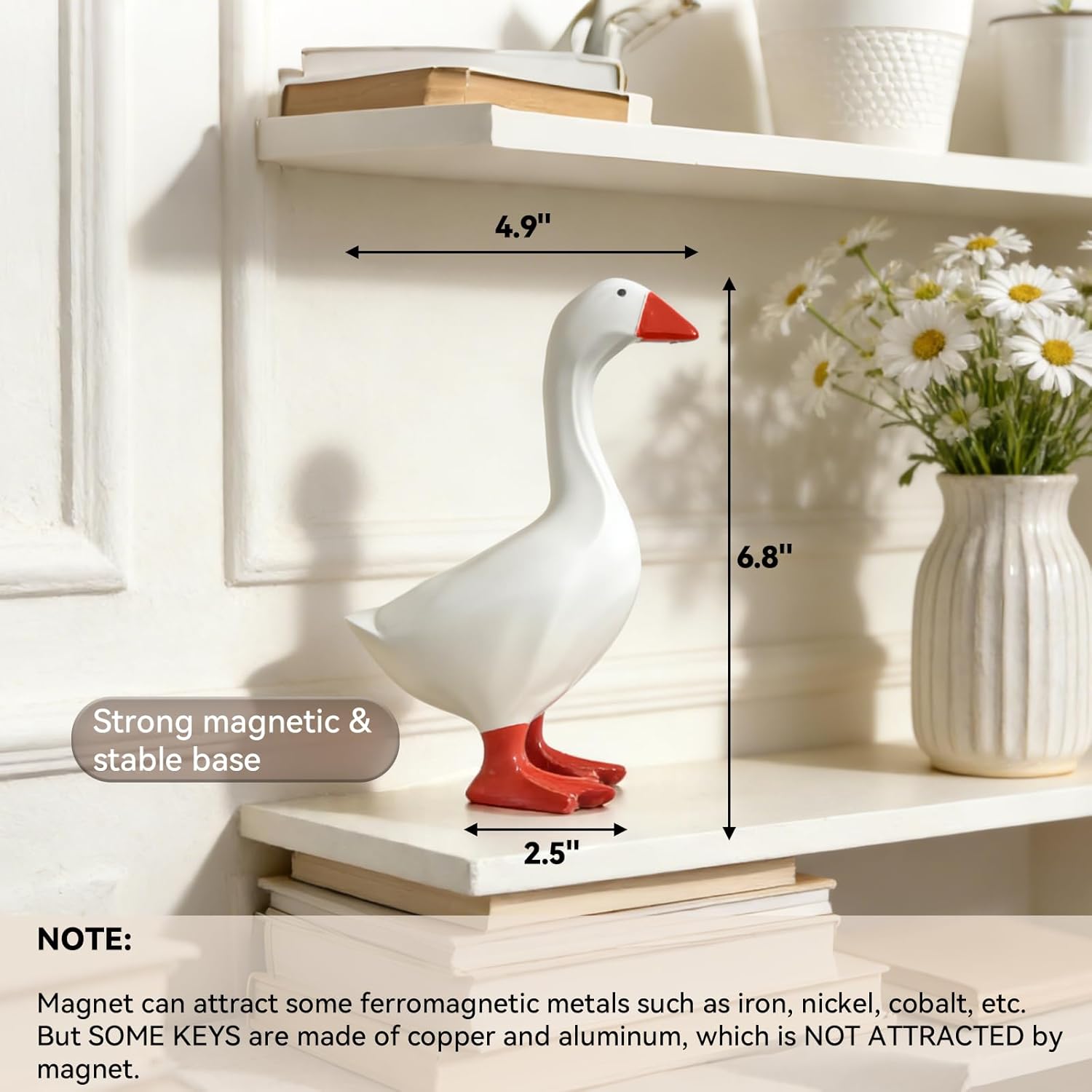 Magnetic Goose Key Holder Cute - Office Furniture Installation recension och pris