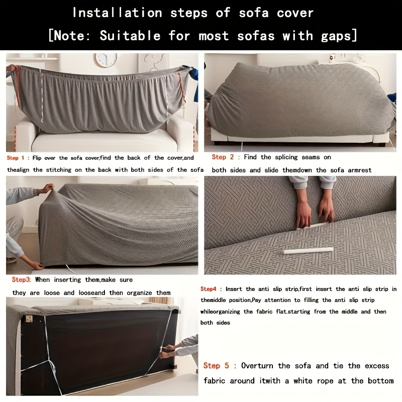 Anti slip sofa cushion cover J - Office Furniture Dimensions recension och pris
