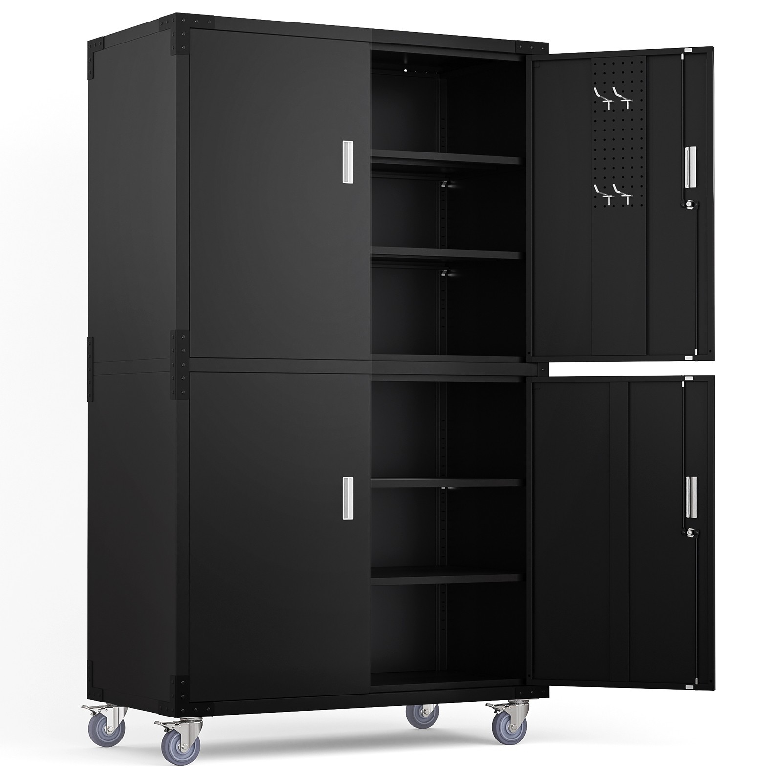 4-Door Garage Cabinet with Adj - Office Storage Cabinet recension och pris