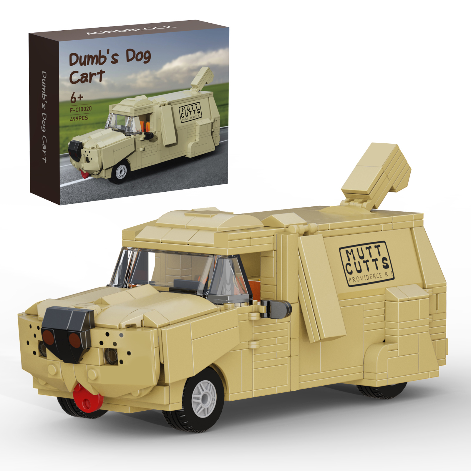 Funny Dog Van DIY Car Building - Cubicle Shelf Organizer recension och pris