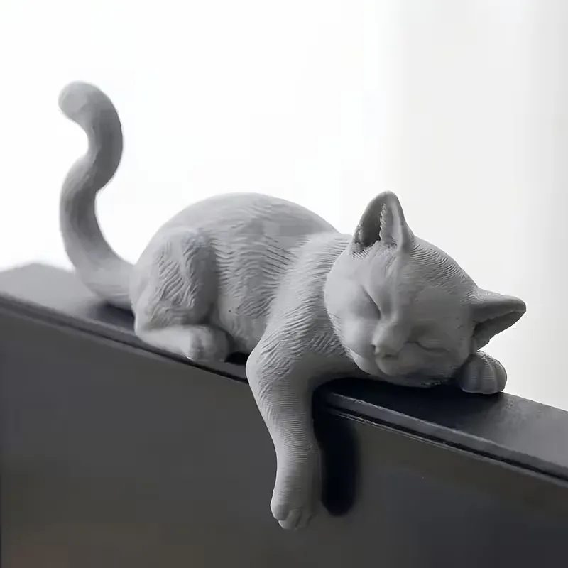 3D Printed Lazy Cat Monitor To - Cubicle Shelf Organizer recension och pris