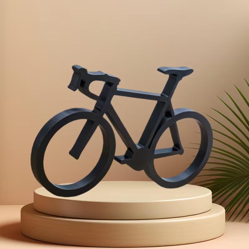 Bicycle Sculpture 3D Printed M - Cubicle Shelf Organizer recension och pris