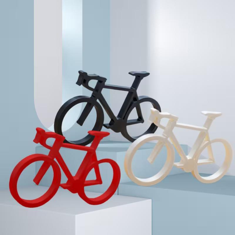 Bicycle Sculpture 3D Printed M - Cubicle Shelf Organizer recension och pris