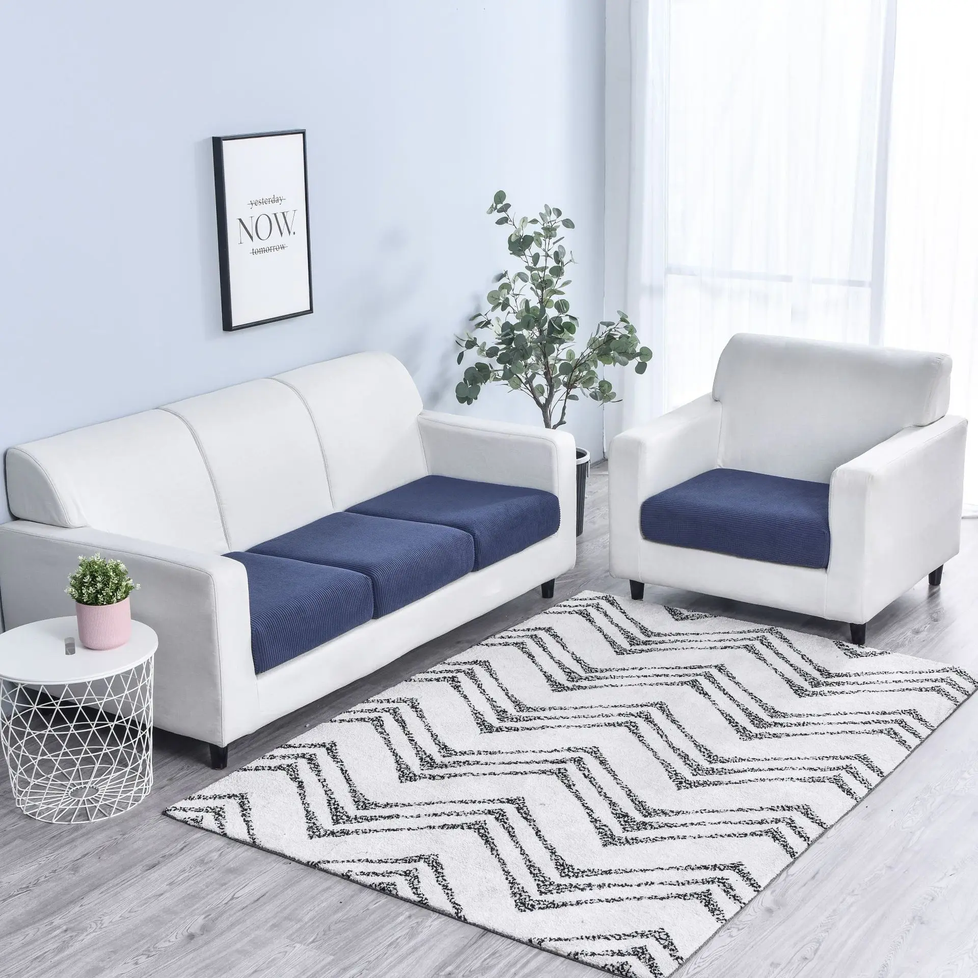 Jacquard Sofa Cushion Cover fo - Office Furniture Dimensions recension och pris