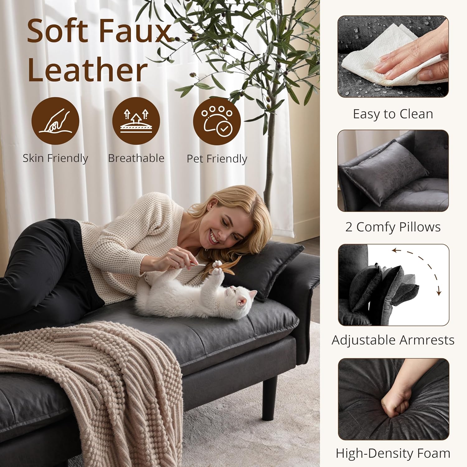 Adjustable Backrest Armrest Le - Office Furniture Removal recension och pris