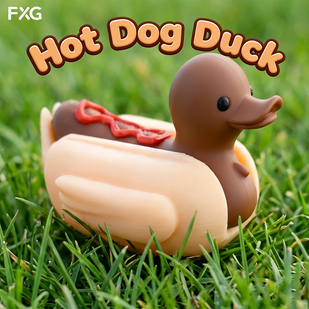 Hot Dog Duck Decorative Orname - Cubicle Shelf Organizer recension och pris