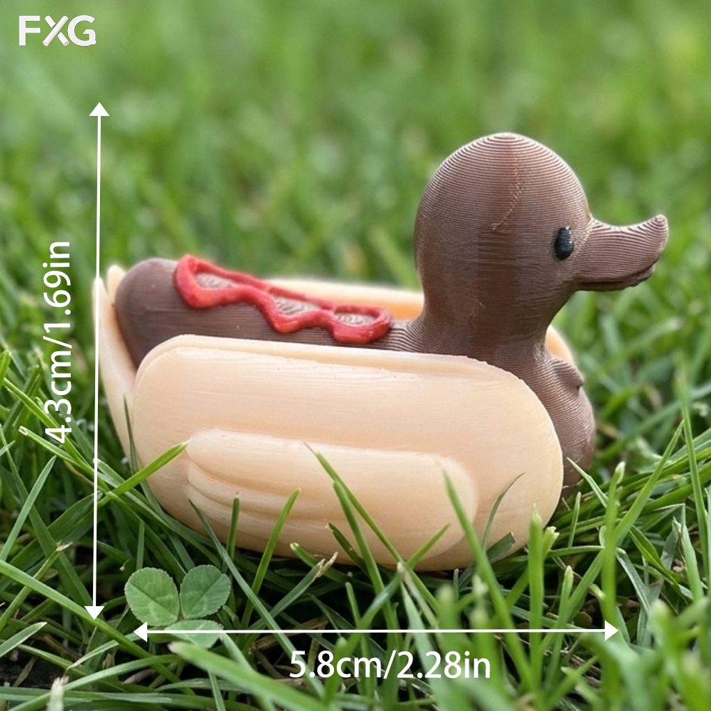 Hot Dog Duck Decorative Orname - Cubicle Shelf Organizer recension och pris