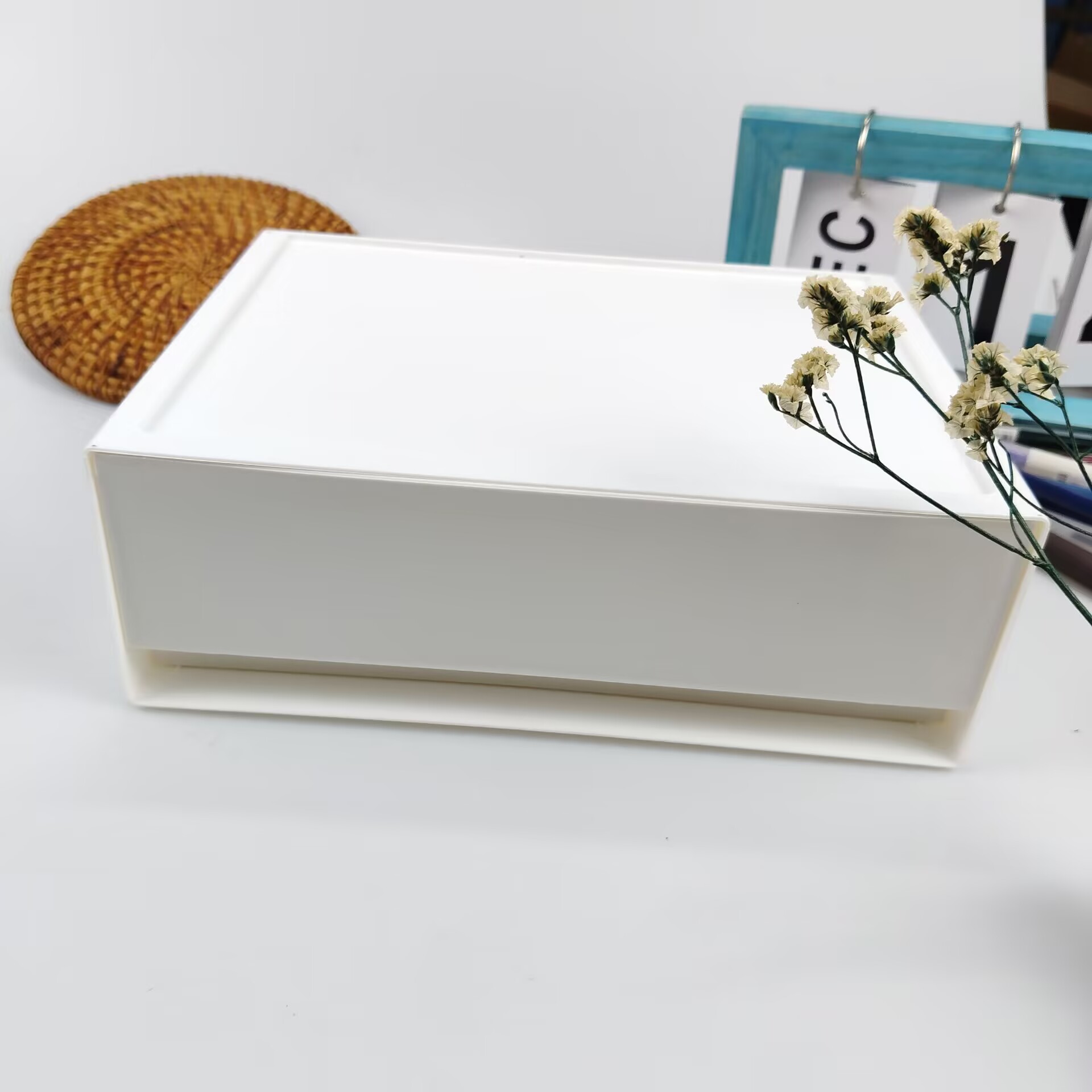 Desktop Storage Box, Drawer, C - Cubicle Shelf Organizer recension och pris