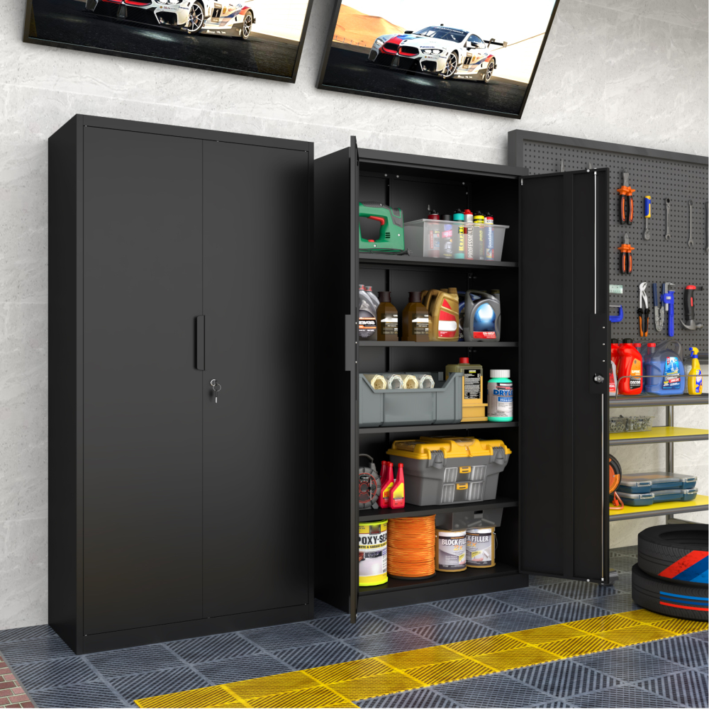 70-Inch 2-Door Lockable File C - Office Storage Cabinet recension och pris