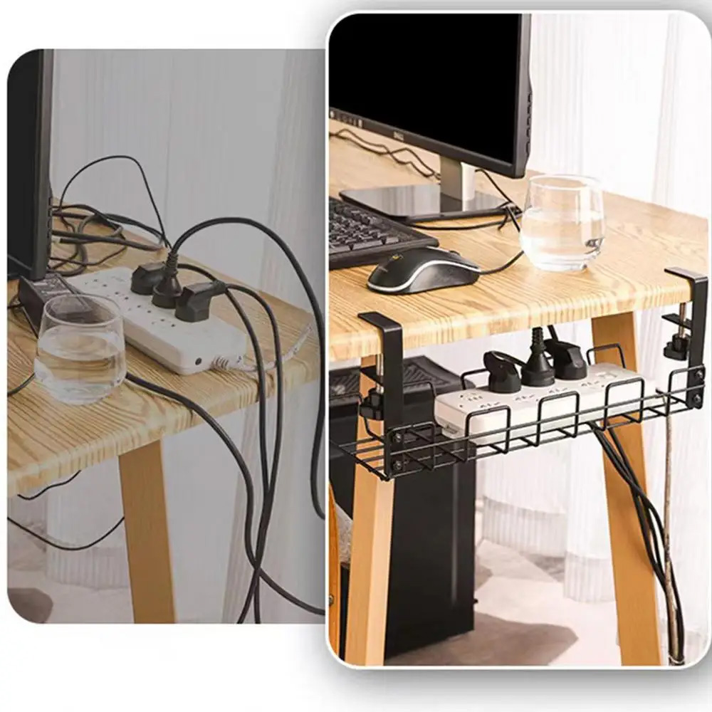 Cable Management Box Under Des - Cubicle Shelf Organizer recension och pris
