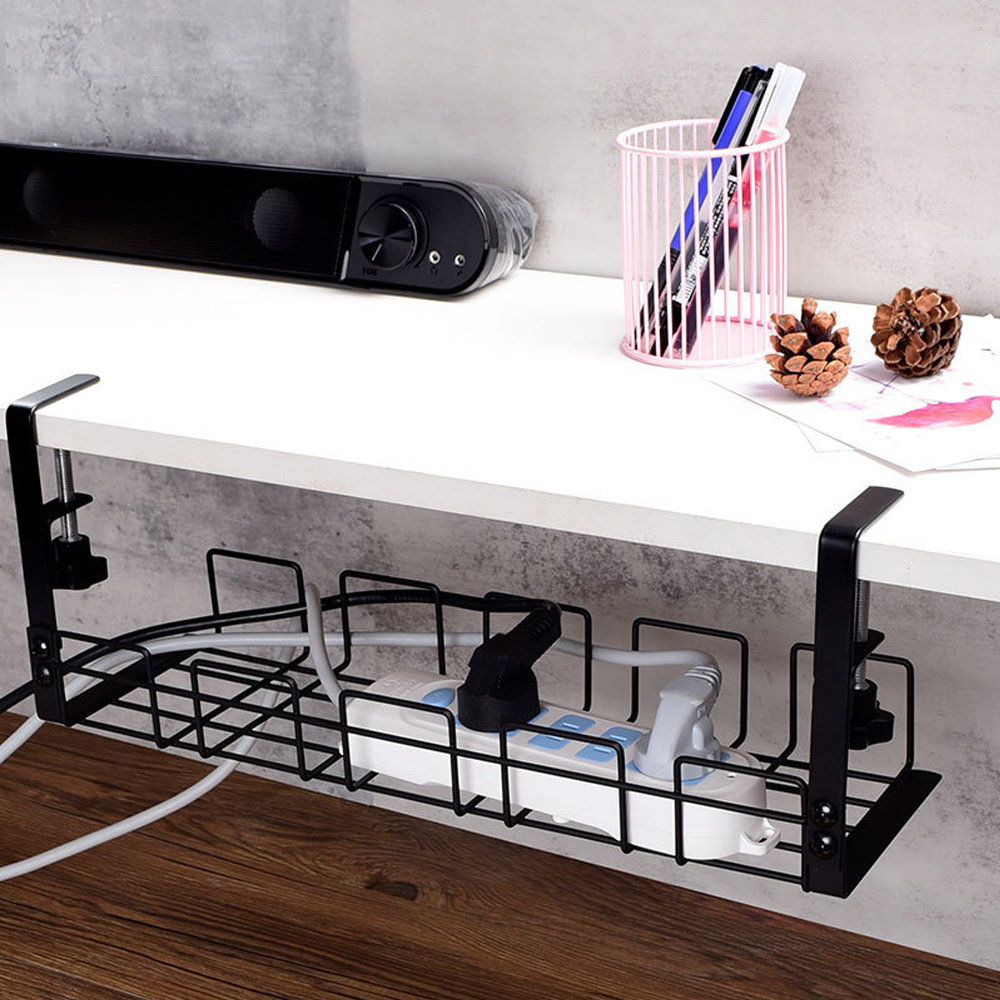 Cable Management Box Under Des - Cubicle Shelf Organizer recension och pris
