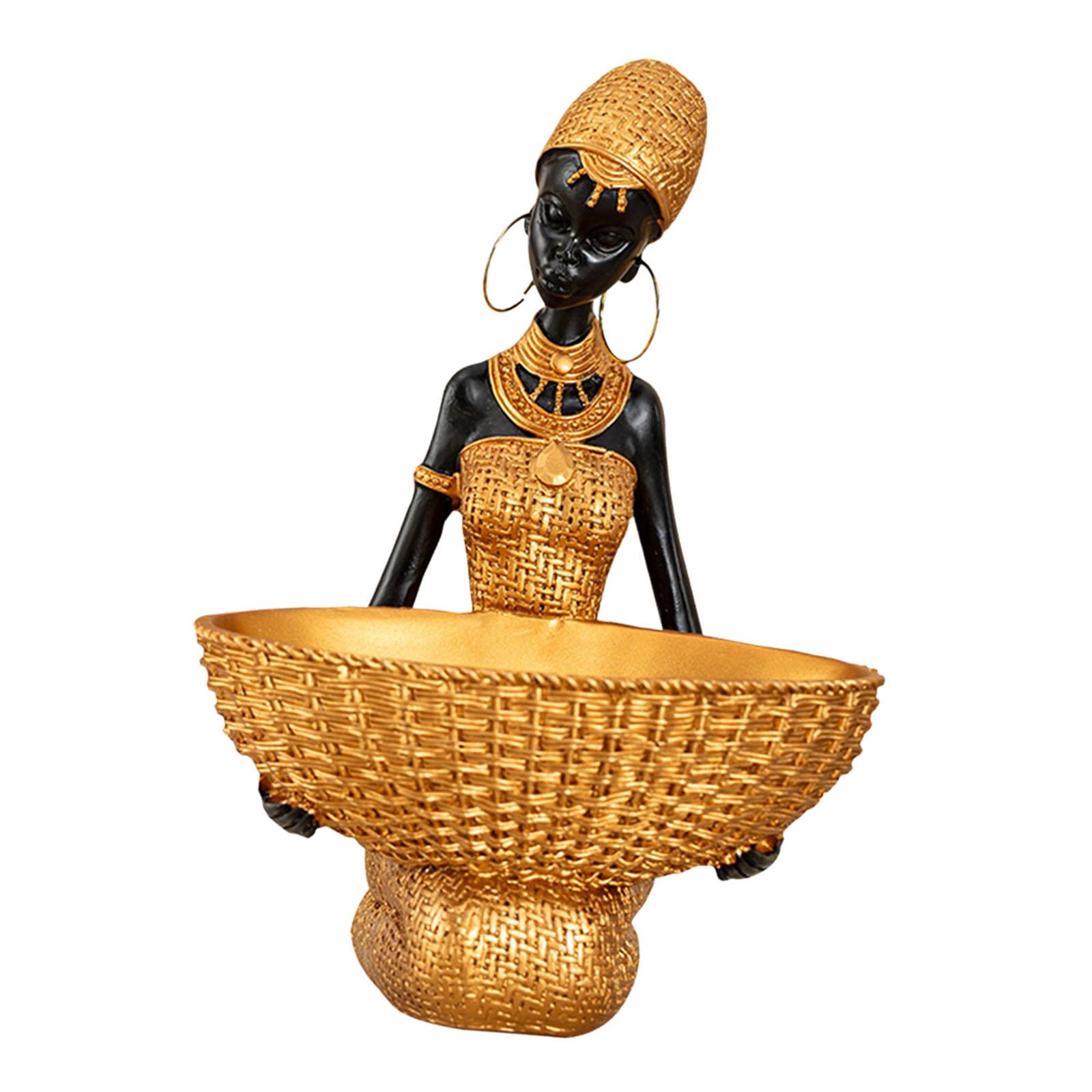 Luxury African Woman Statue Re - Cubicle Shelf Organizer recension och pris
