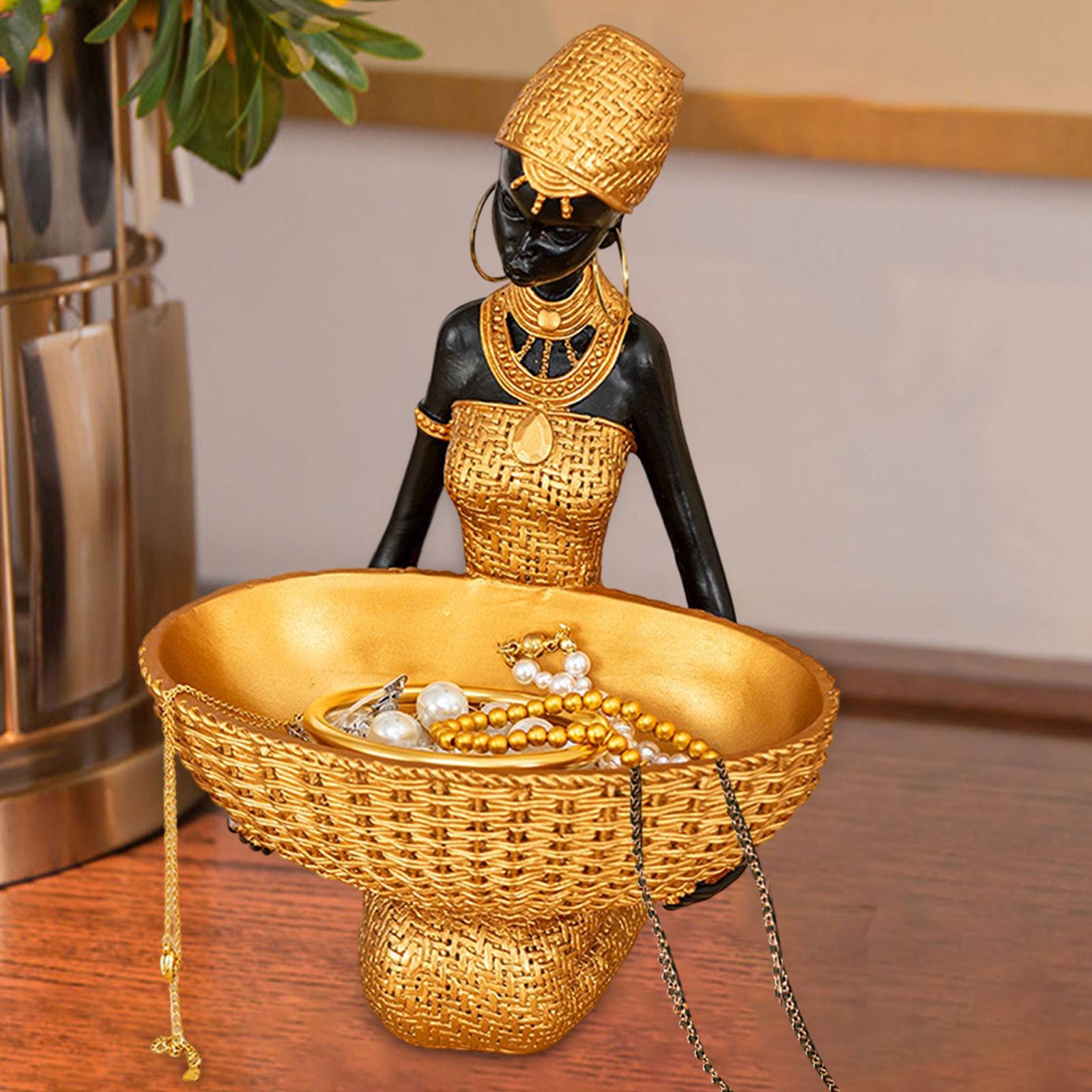 Luxury African Woman Statue Re - Cubicle Shelf Organizer recension och pris